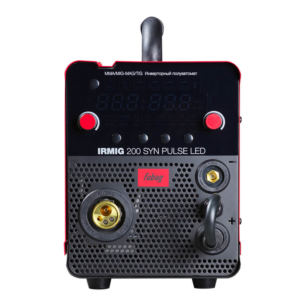 Инвертор-полуавтомат сварочный FUBAG IRMIG 200 SYN PULSE LED + горелка 250A