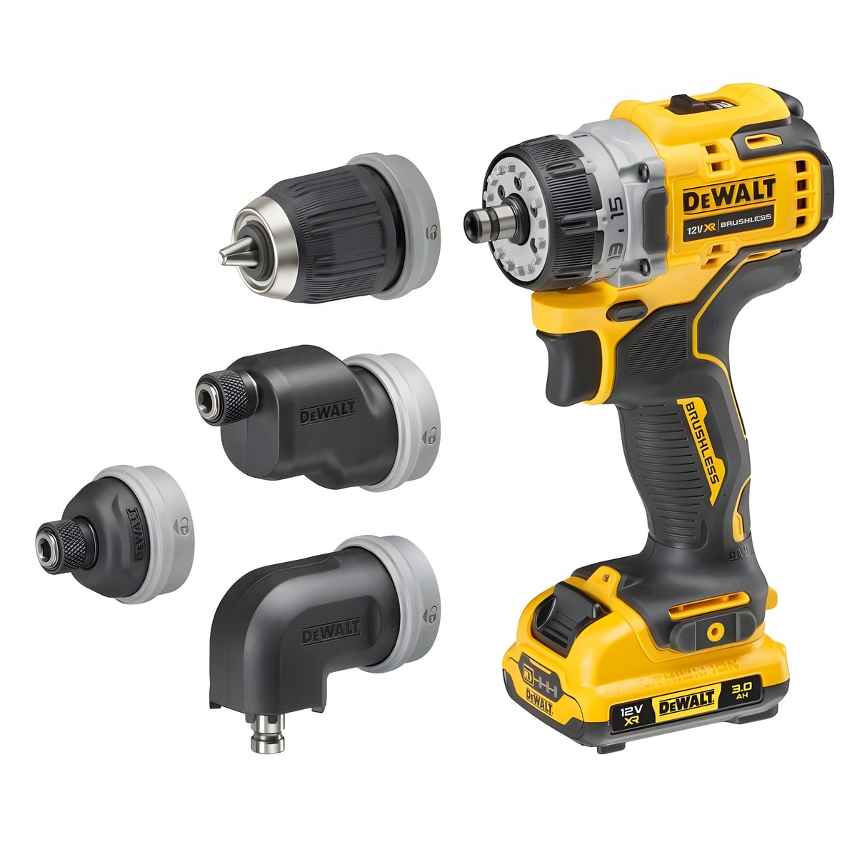 Дрель аккумуляторная DEWALT DCD703L2T-QW