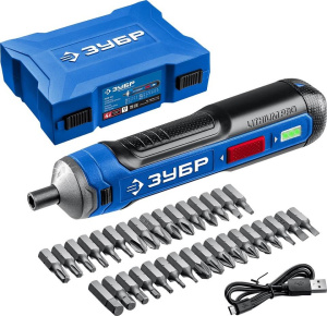 Отвертка аккумуляторная ЗУБР Профессионал PSD-4S