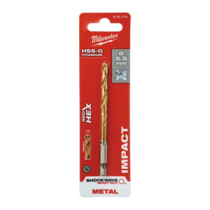 Сверло по металлу 5,5 х 104 мм (1 шт.) HSS-TiN RedHEX MILWAUKEE 48894764