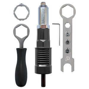 Насадка-заклепочник для шуруповерта (2.4-4.8 мм, мет. корпус) ПРАКТИКА 919-648