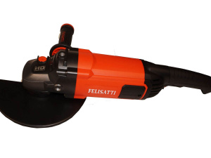 Шлифмашина угловая FELISATTI FT8502 (2400ВТ,230диск, пл.пуск, прорезиненый кабель)
