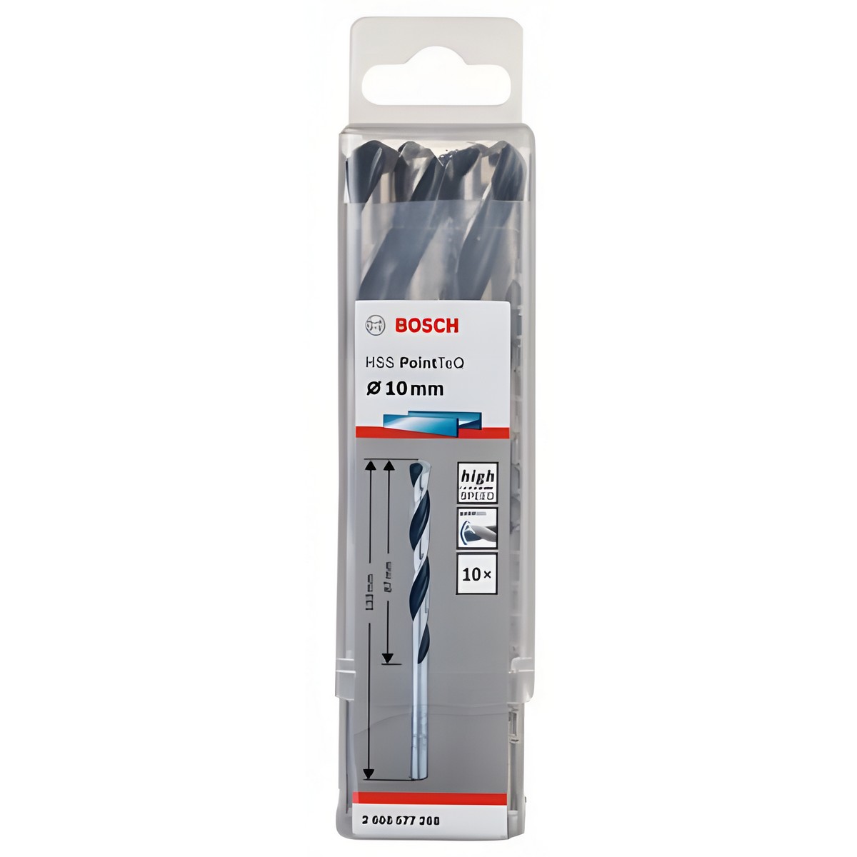 Сверло по металлу 10 х 133 мм (1 шт.) HSS PointTeQ BOSCH 2608577268