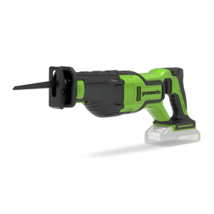 Пила сабельная аккумуляторная GREENWORKS GD24RS (без АКБ и ЗУ) 1200407