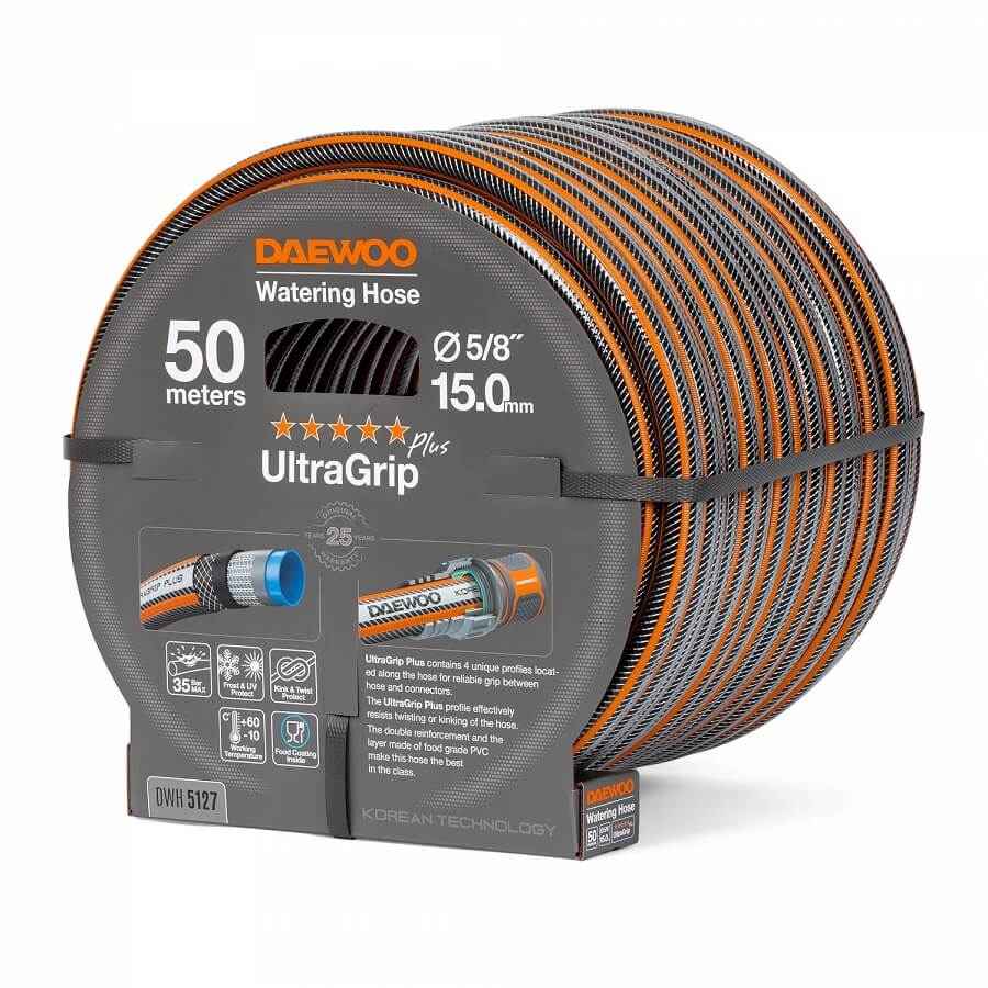 Шланг UltraGrip 50 м, 5/8'' (15 мм) DWH 5127 DAEWOO
