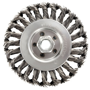 Щетка для УШМ 175 мм (радиальная, М14, витая) ПРАКТИКА 242-670