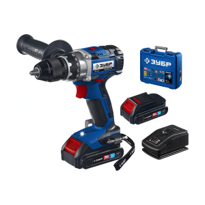 Дрель аккумуляторная ЗУБР DB-201-22 (кейс)