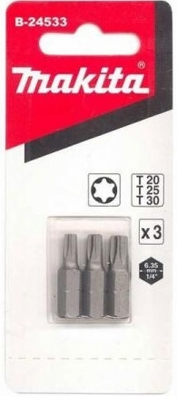 Набор бит T20/T25/T30 х 25 мм C-form (3 шт.) MAKITA B-24533
