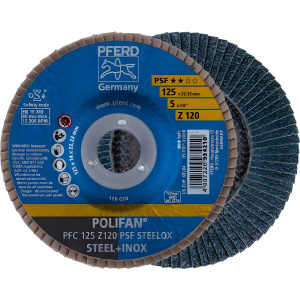 Круг шлифовальный PFC 125 Z 60 PSF STEELOX Pferd