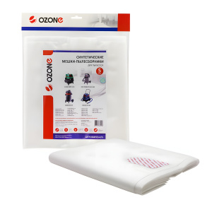 Мешок-пылесборник синтетический, оригинальный OZONE+ ШТРОБОРЕЗ-4 (1 шт.)