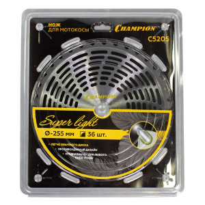 Нож с зубцами из твердого сплава 255 х 25.4 мм 36T Super Light (SRM-330ES/350ES/4605) CHAMPION C5205