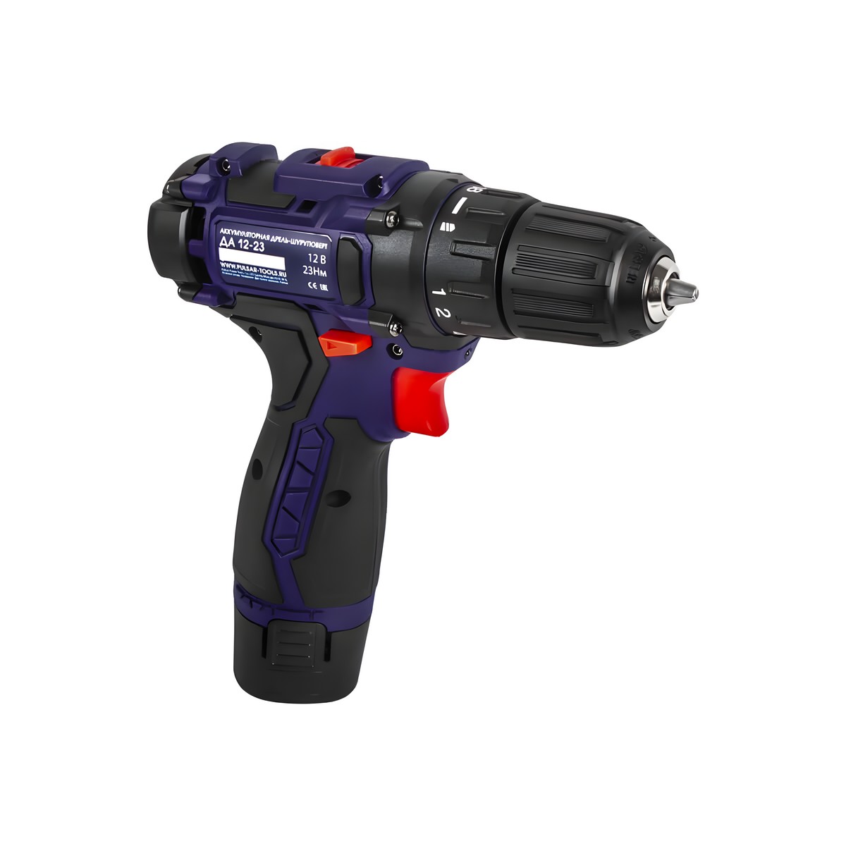 Дрель аккумуляторная ПУЛЬСАР ДА 12-23 916-936