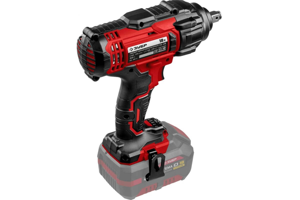 Гайковерт аккумуляторный ударный ЗУБР ГУЛ-410 (без АКБ и ЗУ)