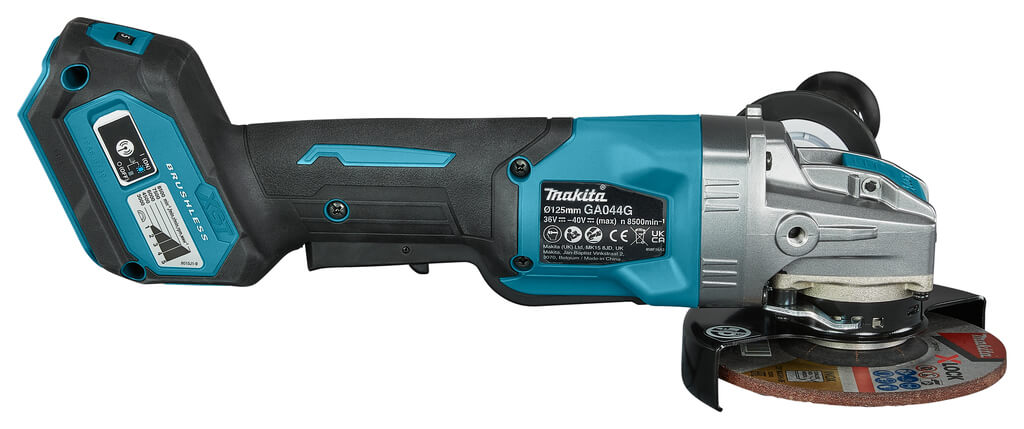 Шлифмашина угловая аккумуляторная MAKITA XGT GA044GZ01 (без АКБ и ЗУ)