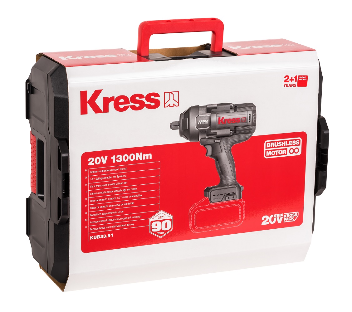 Гайковерт аккумуляторный KRESS KUB33.91 (без АКБ и ЗУ)