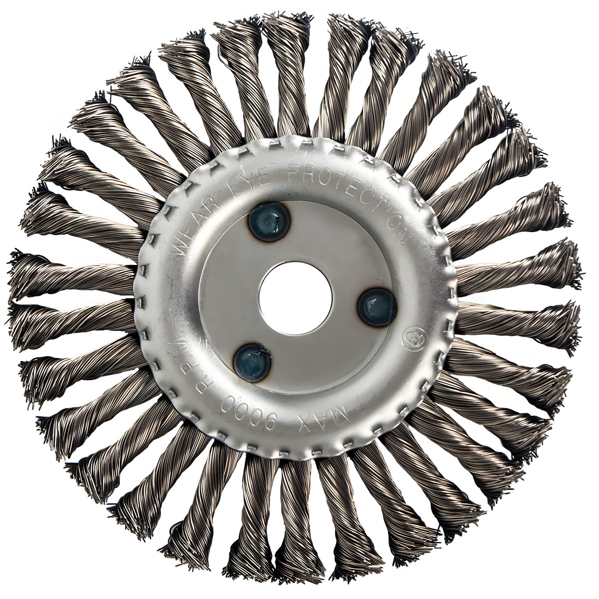 Щетка для УШМ 178 х 22.2 мм (дисковая, витая сталь) ПРАКТИКА 773-330