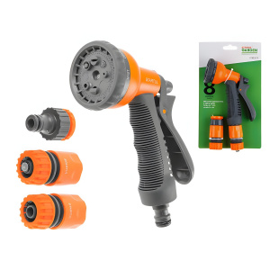 Пистолет-распылитель 8-позиц. + набор фитинга STARTUL GARDEN (ST6010-10)