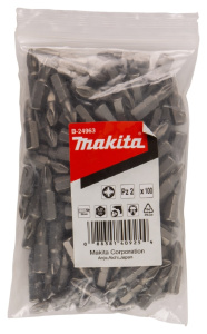 Бита PZ 2 х 25 мм C-form (100 шт.) MAKITA B-24963