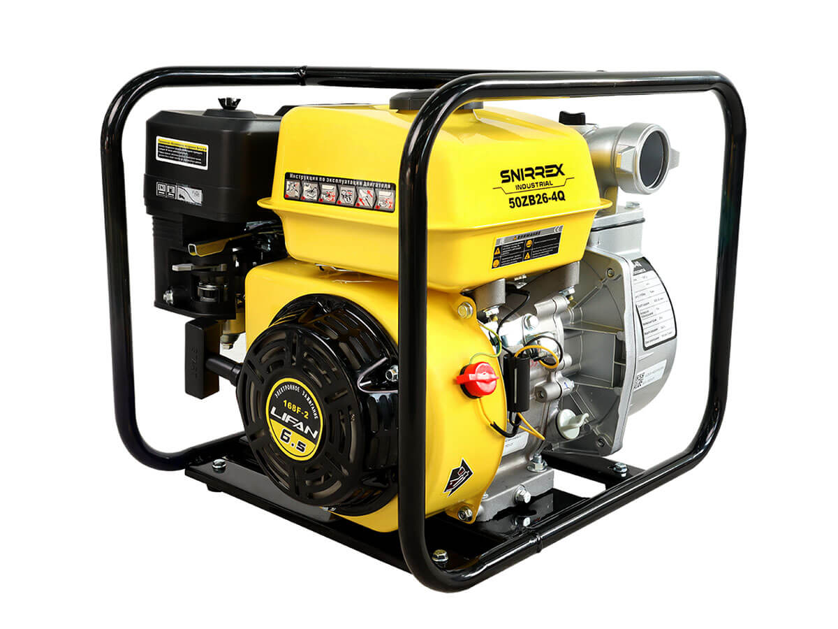 Мотопомпа бензиновая SNIRREX 50ZB26-4Q