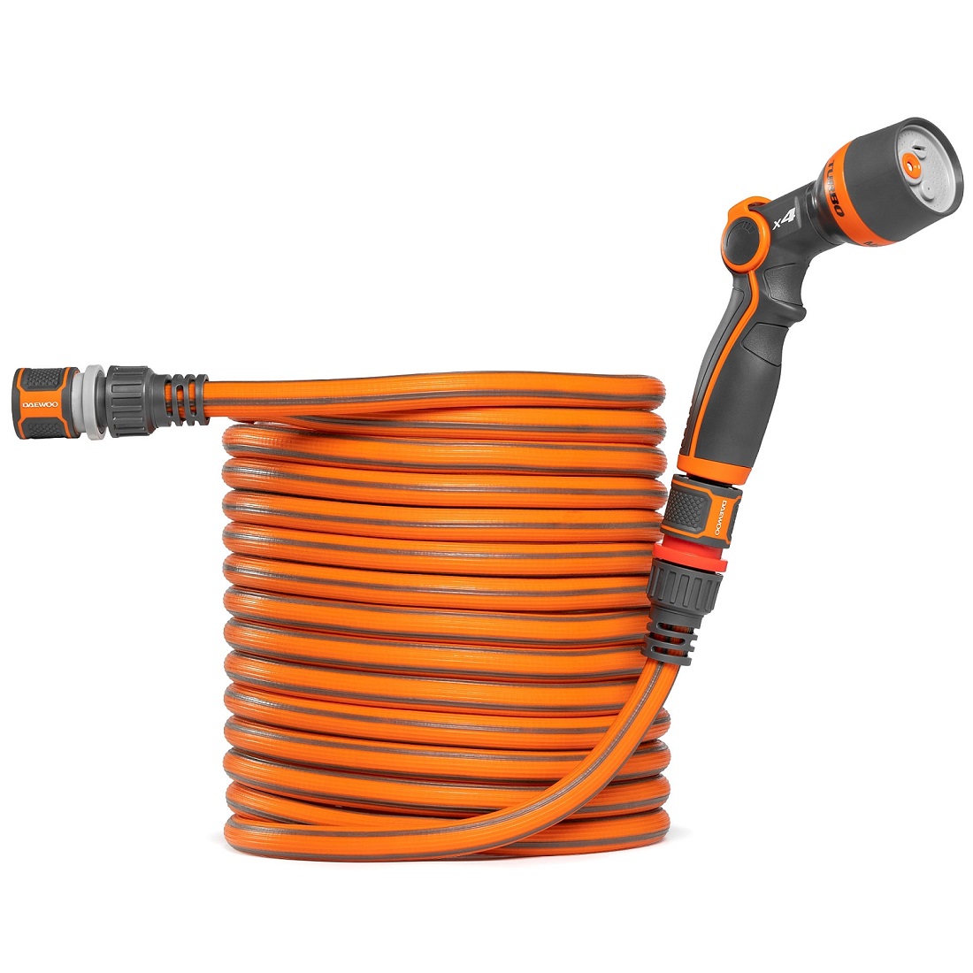 Шланг Aquazoom 30 м, 1/2'' (13 мм), с набором для полива DWH 6105 DAEWOO