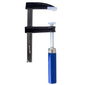 Струбцина F-образная 50 х 100 мм, деревянная рукоятка КОБАЛЬТ 917-057