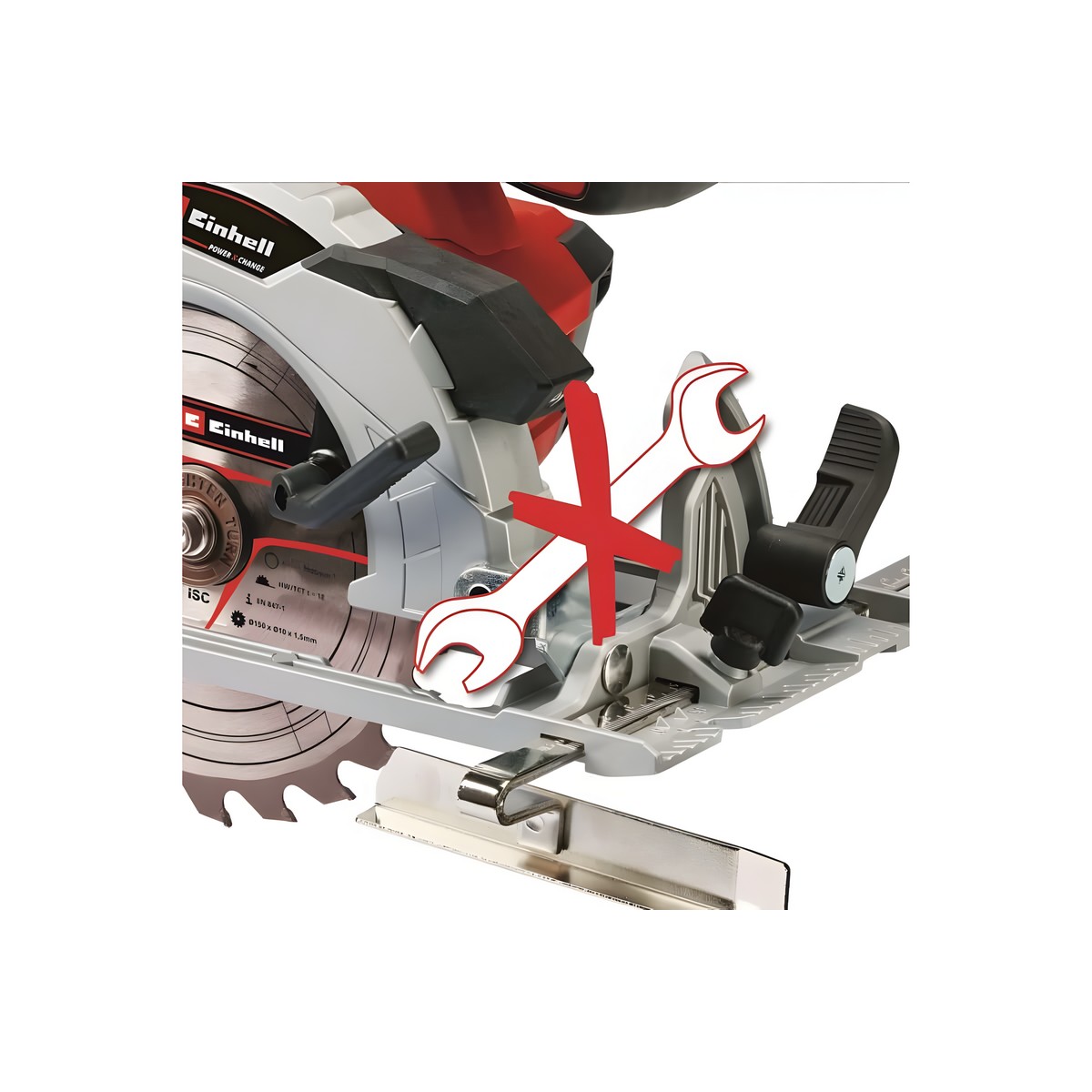 Пила циркулярная аккумуляторная Einhell PXC TE-CS 18/150 Li-Solo (без АКБ и ЗУ) 4331220