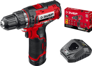 Дрель аккумуляторная ЗУБР ДШЛ-125-21