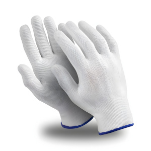 Перчатки нейлоновые, белые