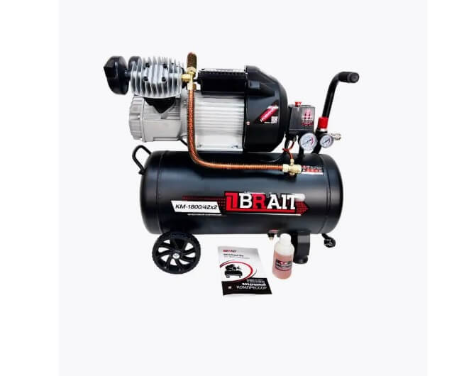 Компрессор воздушный BRAIT KM-1800/42Х2 20.01.025.043