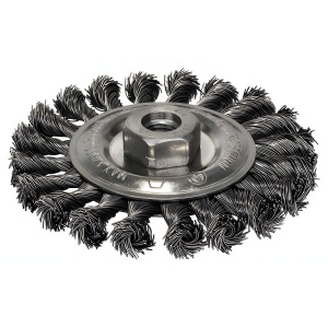 Щетка дисковая 115 мм (для УШМ, М14, витая сталь) BOSCH 2608622059