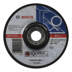 Круг обдирочный 150 х 6.0 х 22.2 мм Expert for Metal BOSCH 2608600389