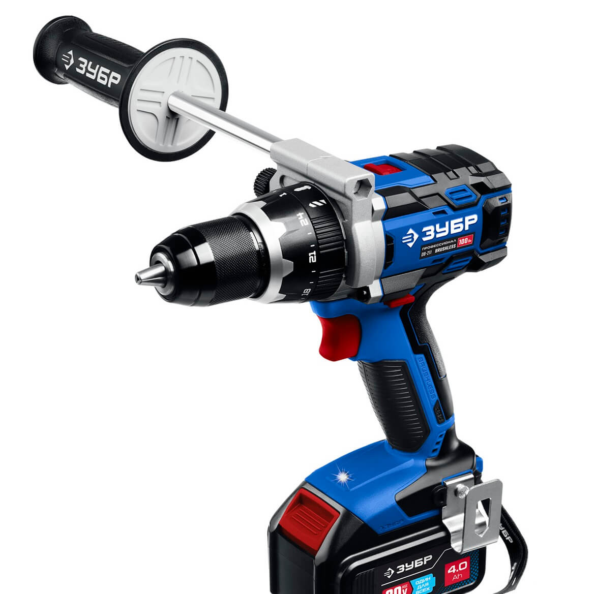 Дрель аккумуляторная ЗУБР DB-211-42 (кейс)