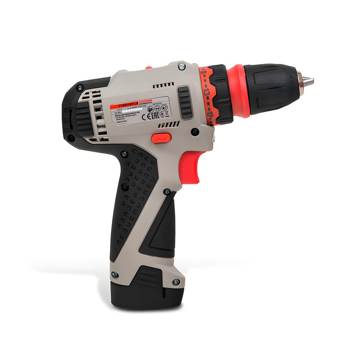 Аккумуляторный шуруповерт CROWN CT21072HQX-2 BMC