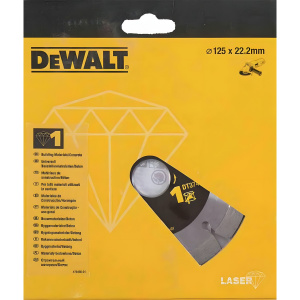 Диск алмазный 125 х 2.0 х 22.2 мм (универсальный) DeWalt DT3741