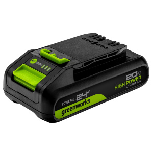 Аккумулятор GREENWORKS G24HP2 (24 В, 2,0 А/ч. Li-Ion) 2957707