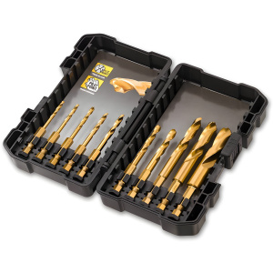 Набор сверл по металлу 10 шт. (3-9 мм) HSS-Tin Impact DeWalt DT50050