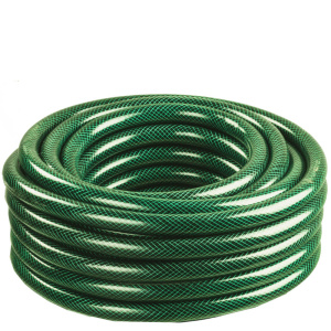 Шланг для воды садовый 25 м, 1'' (ПВХ, армированный) QUATTRO ELEMENTI Smeraldo 790-045