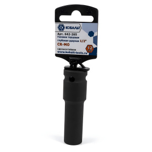 Головка ударная 12 х 78 мм 1/2'' КОБАЛЬТ 642-265
