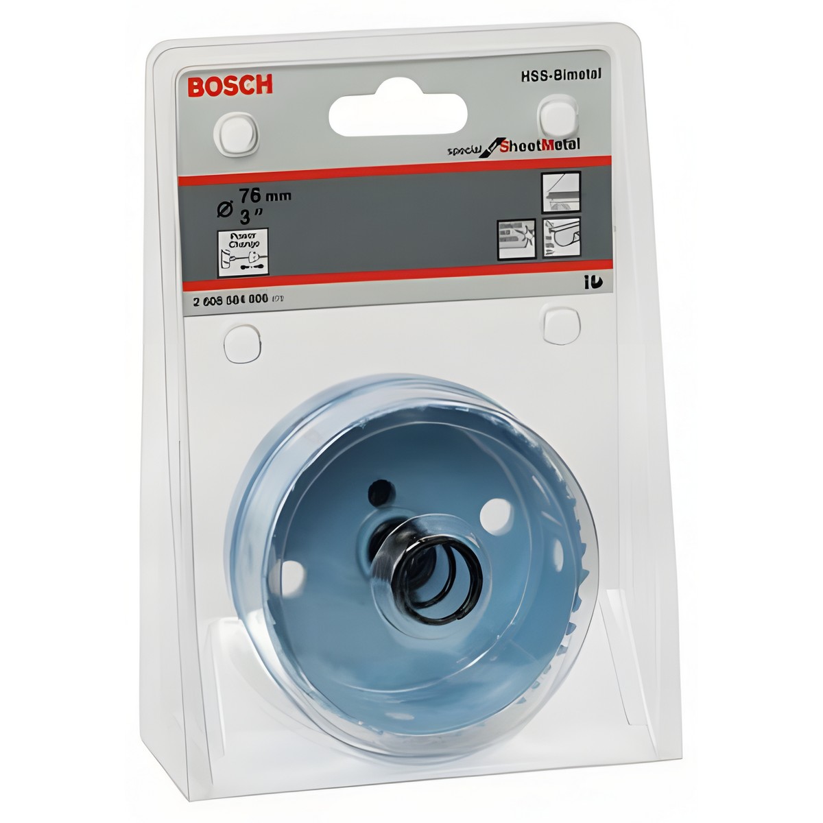 Коронка пильная 76 мм HSS-CO Sheet Metal BOSCH 2608584806