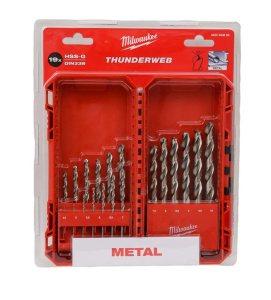 Набор сверл по металлу THUNDERWEB HSS-G 19 шт.GEN III MILWAUKEE 4932493869