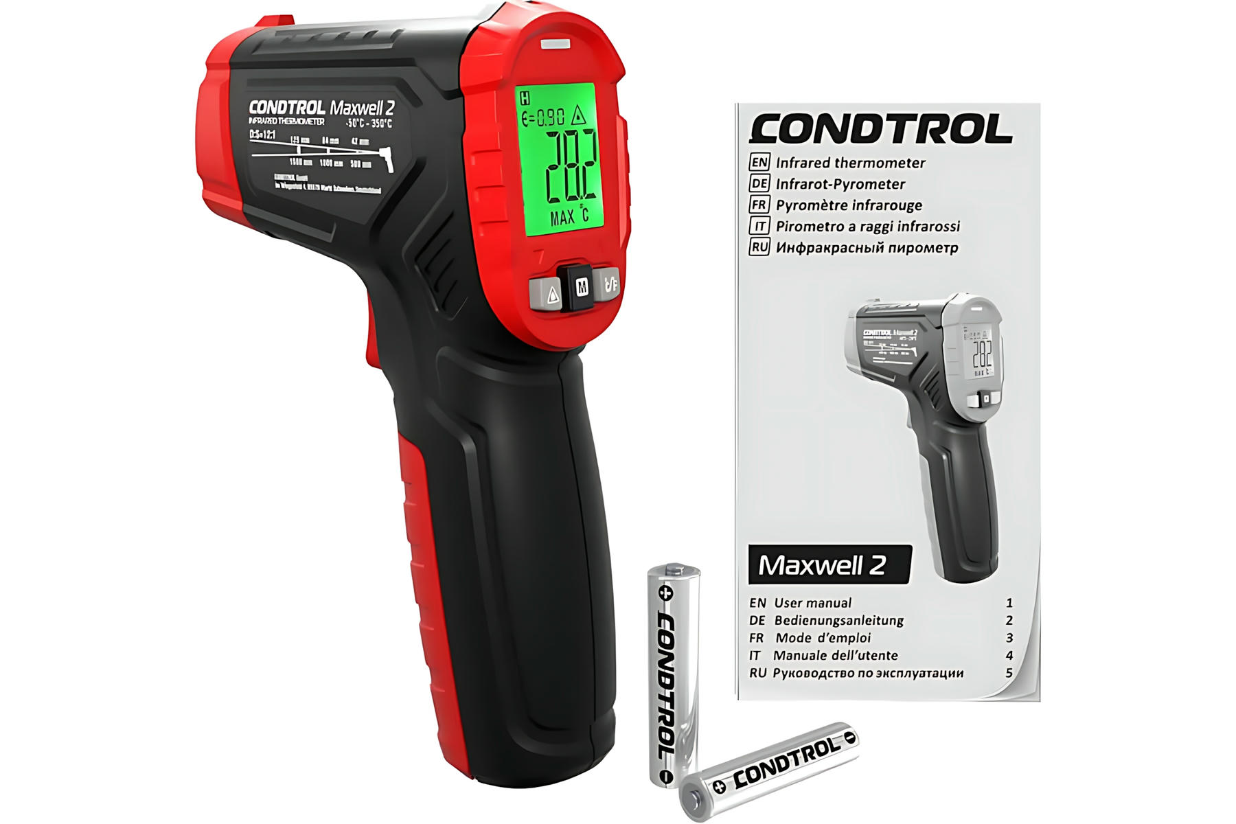 Нивелир лазерный XLiner 360 G CONDTROL + ПОДАРОК! Пирометр CONDTROL Maxwell 2  1-2-353