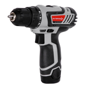 Дрель аккумуляторная ИНТЕРСКОЛ ДА-10/12ЭР 28 (Li-Ion, 2 акк.*2,0 Ач)