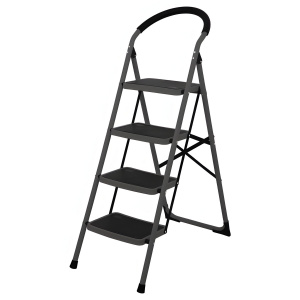 Стремянка WIPRO Жираф-2 (4 прорезиненные ступени, сталь) 9904