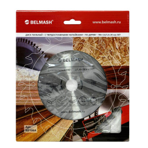 Диск пильный 190 х 1.6/1.4 х 20/16 мм 36T (дерево) BELMASH RD106A