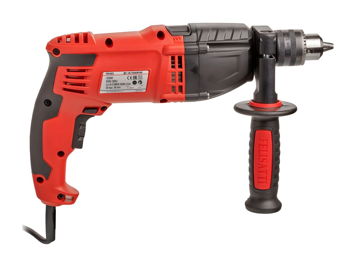 Дрель ударная FELISATTI FT9207 HD (1050ВТ, ключ.патрон)