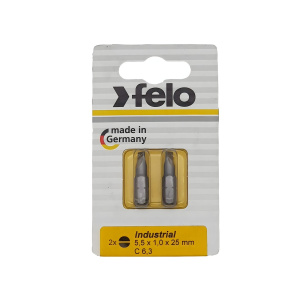 Бита SL 6.5 х 1.2 х 25 мм (2 шт.) Industrial FELO 02061036