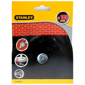 Щетка дисковая стальная для дрели d. 100 мм STANLEY STA36015-XJ
