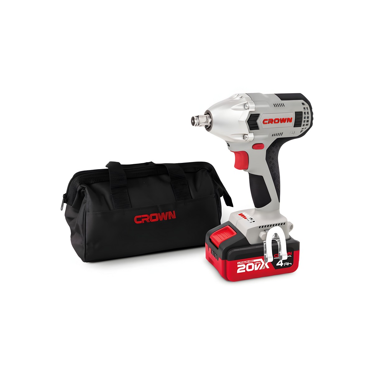 Гайковерт аккумуляторный бесщеточный CROWN CT22015HX-4 TB
