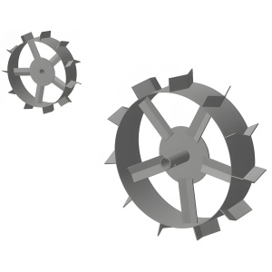 Грунтозацепы (2 шт., сплошной обод, для МБ Форза, Ока, Каскад, Нева) 30.450.120