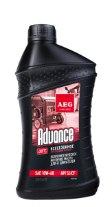 Масло AEG Advance SAE 10W40 0,6 л (полусинтетическое, для 4-тактных двигателей) 33291